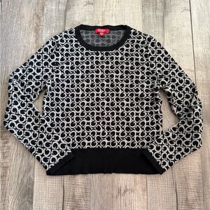 Guess Black and Gray Knit Sweater